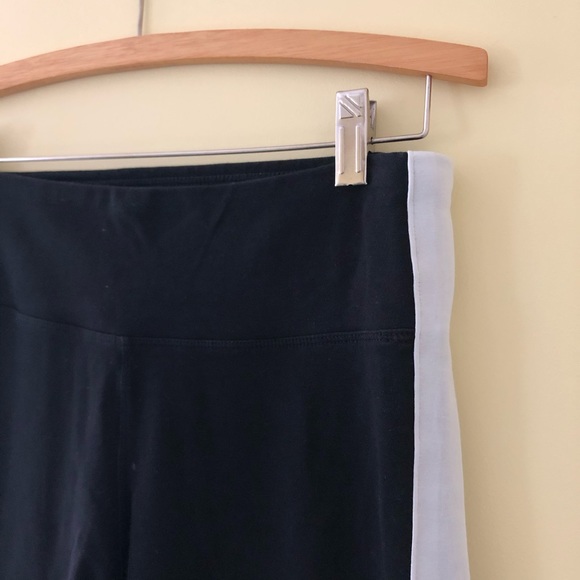 Express Black Leggings with White Stripe - Picture 3 of 6